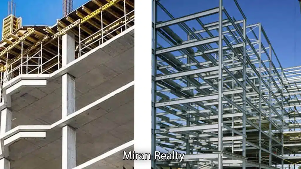 سازههای فولادی در مقابل بتنی